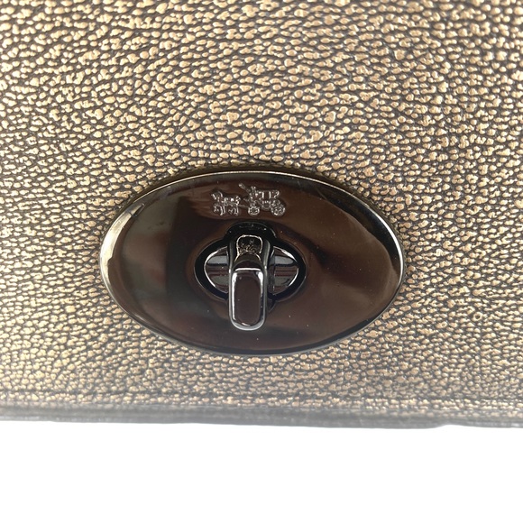 COACH Mini Chain Convertible Crossbody gold metallic - Picture 6 of 12